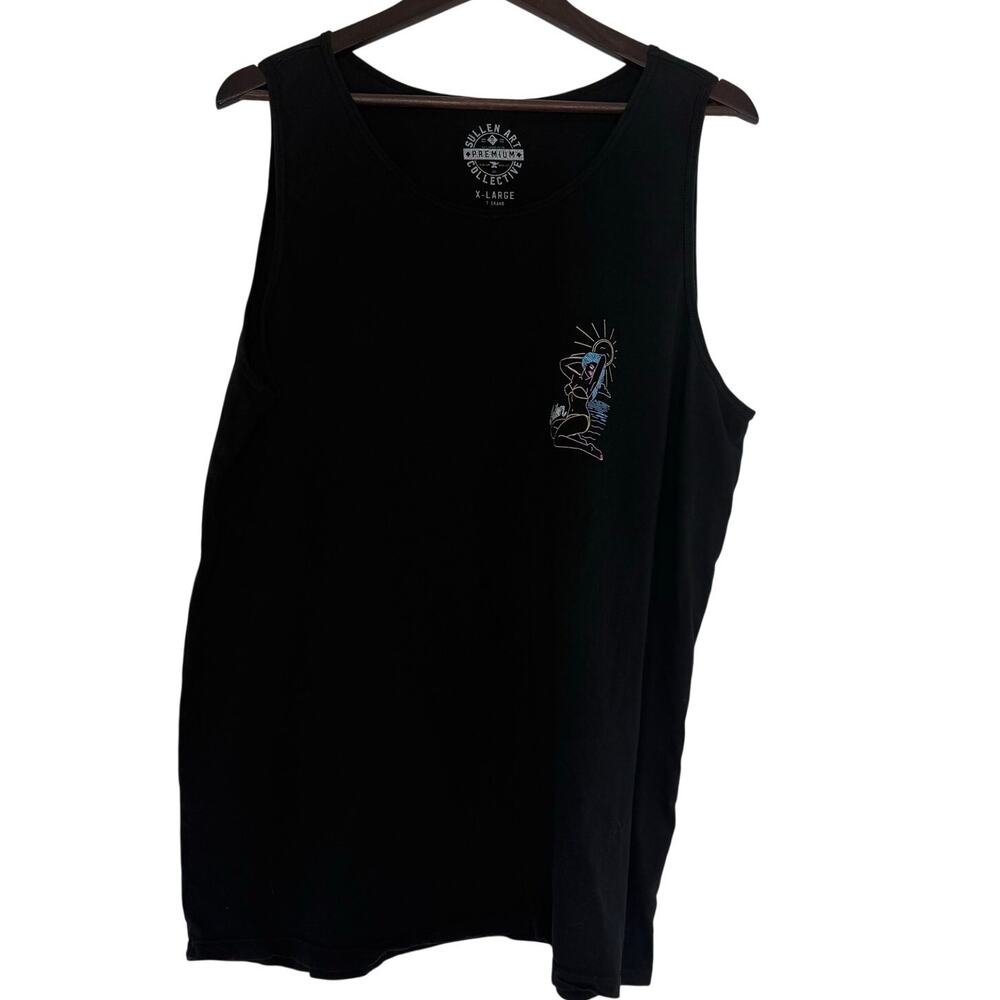 Sullen Art Collective Tank Top Mens XL Black Tattoo Graphic Sleeveless